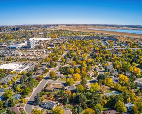 Areal View of Aurora CO