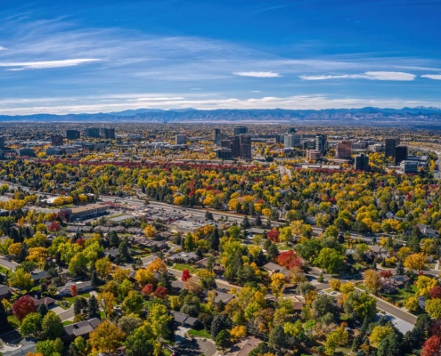 Aerial Photo of Aurora Colorado