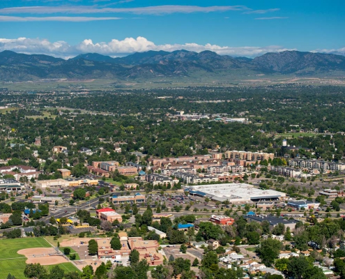 Aerial Photo of Arvada Colorado
